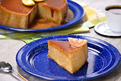 Flan de Queso y Guayaba