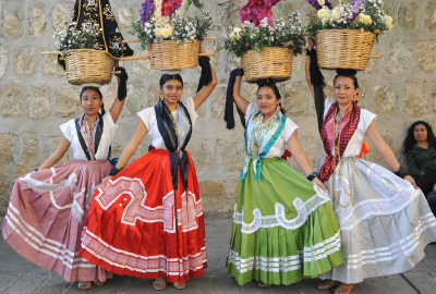 Typical costume of the "Oaxacan Chinas"