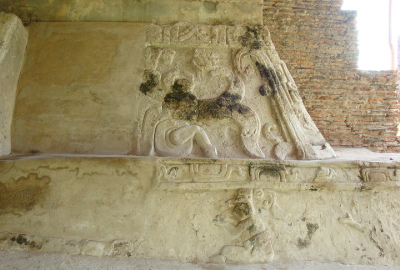 Stucco relief in the Temple of the Seated Figures
