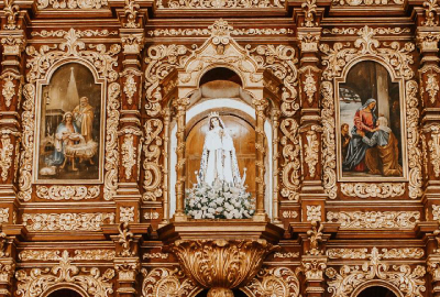 Convento de San-Antonio de Padua - Altar Virgen de Izamal